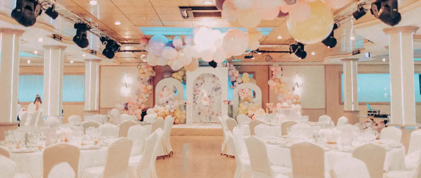 Marina Events - salón de eventos decorado